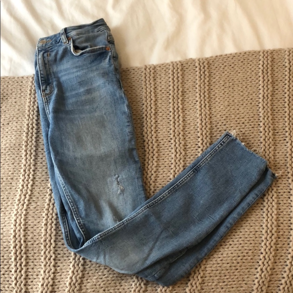 Zara High Waisted Skinny Jeans